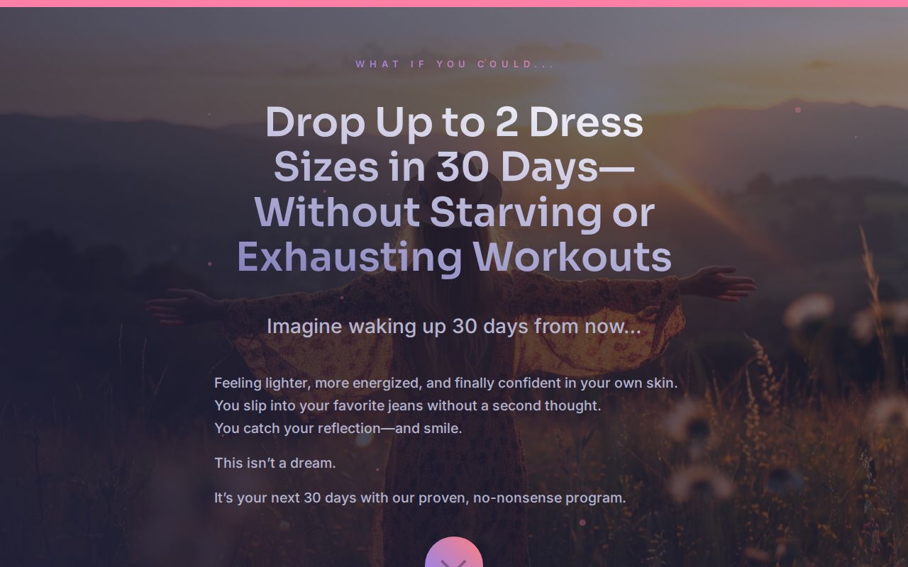 Drop Up to 2 Dress Sizes